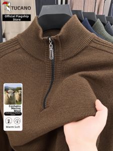 TUCANO | Thick Warm Stand-up Collar Wool Sweater