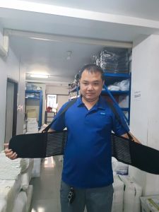 เข็มขัดพยุงหลัง แบบมีสาย สายรัดหลัง รุ่น standard อุปกรณ์ซัพพอร์ตและพยุงกล้ามเนื้อ ผลิตภัณฑ์เพื่อบรรเทาอาการบาดเจ็บ คุณภาพดี เกรด A