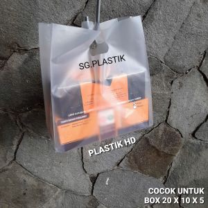 Kantong Plastik HD Ukuran 22x30x045 Cocok Untuk Box 20x10x5