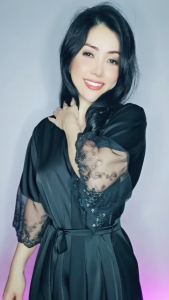 Áo choàng ngủ WANNABE KIS47 áo khoát ngủ dạng kimono tay áo phồi ren bản lớn lai áo gợn sóng mang lại vẻ đẹp nhẹ nhàng