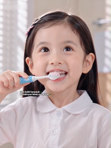 Hi!papa Kids Toothpaste Strawberry Flavor Anti-Cavity Fluoride Protection for 3-12 Years 45g