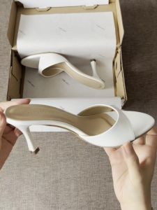Guốc cao gót nữ 8cm màu trắng Emi & Rose - LILY HEELED MULES white