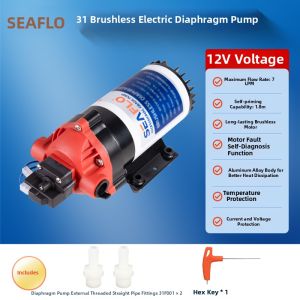 seaflo | High Pressure Self-priming Brushless Diaphragm Pump 12v