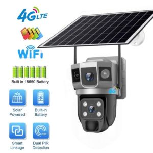 NEW PANEL SIM CARD 3 LENSA CCTV OUTDOOR V380 PRO KUALITAS CCTV JERNIH CCTV TENAGA SURYA