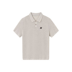 FORNINES | Wool Blend Short Sleeve Summer Mens Polo Shirt