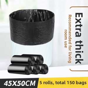 QINXINLIAN | Large Thick Black Garbage Bag 80x100cm