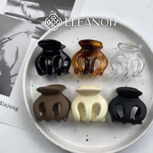 Kẹp tóc nữ Eleanor Accessories kẹp càng cua ba răng nhựa phụ kiện tóc 4070