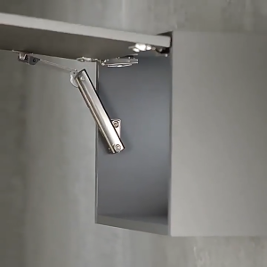 Upward-opening door random support pole hydraulic air support silent support rod cabinet door hydraulic extension and folding rod