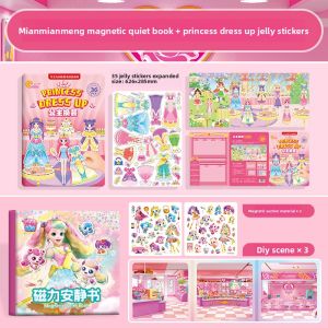 HPRETTY | Magnetic Quiet Book for Girls 3-6 Years with 4 Stickers