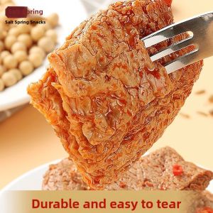 Spicy Hand-Torn Tofu Steak Snack Small Packaged Leisure Food Vegetarian Beef Flavor Xiangliang Salt Tjin Puzi Brand Hunan Province