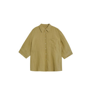 UV Protection Linen Shirt Shorts Set
