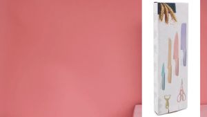 【Hania】Wheat straw 6 pcs Kitchen knife macaron color gift box with stainless steel knife environmental friendly
