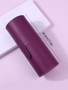 Travel PU Leather Makeup Brush Tools Holder Cosmetic Pens Storage Cup Case Box Portable Makeup Tool Organizer
