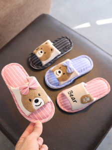 Dép Vải Lanh Chống Trượt Cho Trẻ Em Mùa Hè Dép Vải Lanh Mùa Xuân Thu Dùng Trong Nhà Cho Bé Gái Và Bé Trai Dép Vải Lanh Mùa Hè Cho Trẻ Em