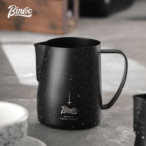 BINCOO กาแฟถ้วยทำฟองสแตนเลสลาเต้อาร์ตเหยือกนมที่ทำฟองนมขนาด350มล./600มล.