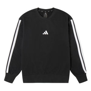 Áo Thun Nam Adidas Sọc Đen Trắng Phối Màu Cổ Tròn Áo Thun Tập Luyện Thoáng Khí Hàng Đầu Je6372