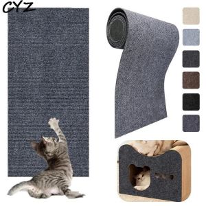 【Hot Sale】Rypet Trimmable Self-Adhesive Cat Scratch Mat Cat Carpet Replacement For Cat Tree Shelves Steps Couch Furniture DIY Protector