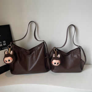 Womens Soft Leather Tote Bag Commuter Underarm Bag Large Capacity 2025 New Style Luxury Minimalist High-End Feelings Handbag