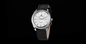 Naviforce | NAVIFORCE Mens 30m Water Standard Leather Strap Resistance Fashion Quartz Watch with Luminous Pointer Display for Boys Clocks