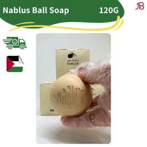 1pcs Nablus Ball Herbal Soap 120g | Sabun Bola Minyak Zaitun dari Palestin
