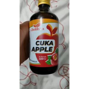 Cuka Apel Gholiban 320 ML Apple cider Vinegar Cuka apple gholiban ( BOTOL KACA ) (free bubble) | Apple Cider Vinegar With Mother CUKA APEL ORIGINAL ORGANIK 500ML / APPLE CIDER VINEGAR WITH MOTHER/ CUKA SARI APEL