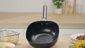 SUPVIBE 24CM Ceramic Coating Non-stick Steaming Pot Frying Pot Boiling Pot Multi-Functional Suitable For All Stoves