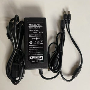 DC 12V 5A Power Supply Adapter + 1 To 2 Splitter Power Cable for CCTV Security Camera DVR Analog AHD TVI CVI camera DVR Systems
