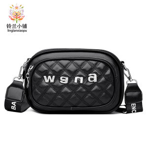 Fashionable Top Layer Cowhide Leather Small Crossbody Bag Women Shopping Coin Purse Single Shoulder Satchel Handbag