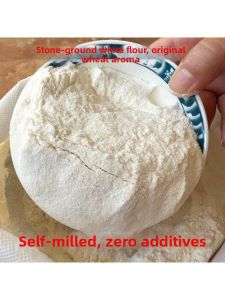 Natural Stone-Ground Wheat Flour No Additives