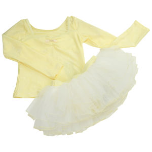 Sansha | Childrens Ballet Dancewear Suit Long-sleeve Top and Tutu Skirt