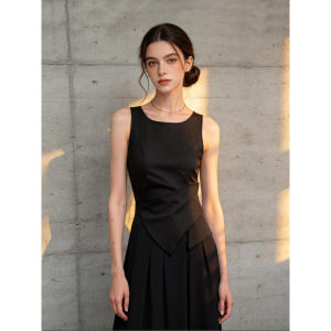 PIAOYA | Slim Fit Stylish Design Workwear Sleeveless Top