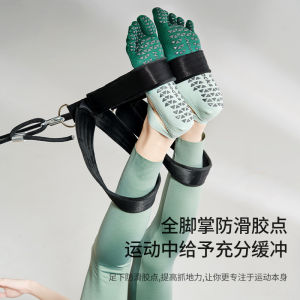 1 Pair Cotton Sport Toe Socks Yoga Socks Non-slip Gradient Five fingers socks Women Sport fitness Dancing Pilates Indoor /Floor socks