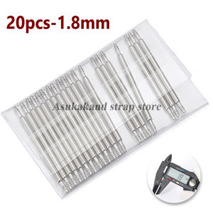 12 14 16 18mm 19 20mm 21mm 22mm 24mm 26mm 20pcs Dia Watch Band Spring Bars Link Pin 1.3mm 1.5mm 1.8mm Stainless Watch Spring Bar
