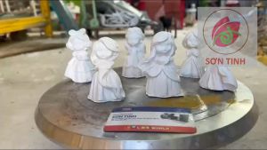 Tượng thạch cao tô màu chọn mẫu 6 CÔNG CHÚA DISNEY  tô tượng (không kèm màu)