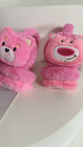 HOW.R.U | Ear Muff Fluffy Lotso Anti Dingin/ Penutup Telinga untuk Anak dan Dewasa