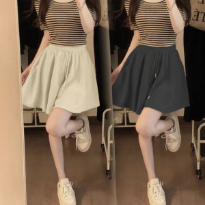 Lieoyuarn | Slim Fit Short Skort Loose Palazzo