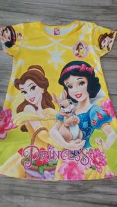 Đầm cotton công chúa bạch tuyết xinh xắn dễ thương cho bé gái từ 30 đến 35kg