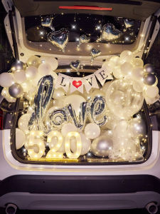 No Brand | Romantic Heart Birthday Proposal Balloon Decoration Set