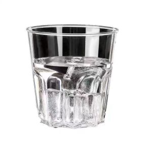 Disposable Thick Plastic Hard Plastic Cups Air Travel Wine Glasses Banquet Beer Glasses Crystal Drinkware Food Grade Cups