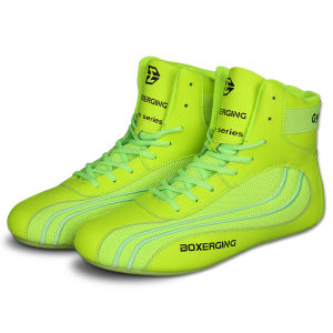 BOXERGING | Professional Wrestling Boots Men Boxing Shoes Equipment Non-Slip Comfortable Women Sneakers Breathable Adult Wrestling Shoes
