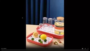 BAKI TRAY Nampan Plastik Peniris Pengering Tempat Gelas Cangkir Teh