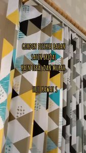 Gorden Bridal model plisket kawat S gorden model terbaru gorden jendela gorden pintu gorden Kamar gordeng ruang tamu gorden jendela kamar gorden pintu kamar hordeng jendela murah gorden jendela aestehetic gorden murah tapi mewah gorden murah banget..