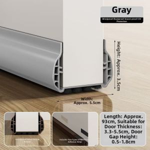 WEIKAMAYI | Soundproofing Door Seal Noise Reduction Under Door Weatherstripping Strip