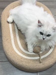 Sisal Handwoven Cat Scratching board Cat Scratcher Pad Couch for Indoor Cats Corrugated Pet Beds Great Durability