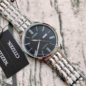 ĐỒNG HỒ NAM CHÍNH HÃNG Citizen NH8350-59E Automatic Black Dial Silver Stainless Steel For Men Classic
