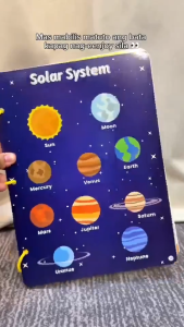 22 in 1 Learning Book For Baby Numbers Alphabet Animals Weather - Waterproof Educational Book