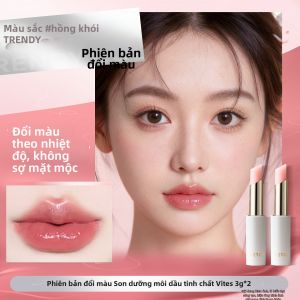 Son Dưỡng Môi Dưỡng Ẩm Chống Khô Đổi Màu Tẩy Da Chết Giảm Nhăn VETES