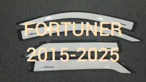 คิ้วกันสาดรถยนต์ สีขาว กันสาดรถ TOYOTA FORTUNER 2015 2016 2017 2018 2019 2020 2021 2022 2023 2024 2025 A