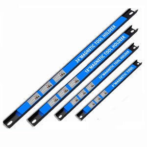 VigorPow 8/12/18/24inch Magnetic Tool Holder Bar Organizer Storage Rack Knife Wrench Pliers Heavy-Duty Tool Magnetic Shelf Knife Storage Strip Magnetic Tool Holder Carring Weight 12KG