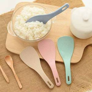 Paddle Spoon Non Stick Heat Resistant Rice Spatula Rice Scoop Tableware Serving Spoon